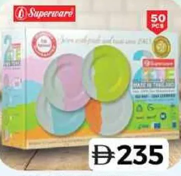 Superware Melamine Dinner Set Green / Pink / Blue / Orange / White