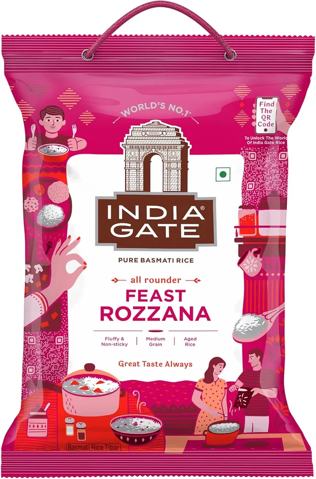 India Gate Basmati Rice Feast Rozzana