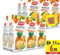 Kdd Juice Cocktail/Mango Nectar