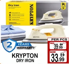 Krypton Dry Iron