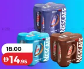 Nescafé Rtd Cappuccino, Mocha & Spanish Latte