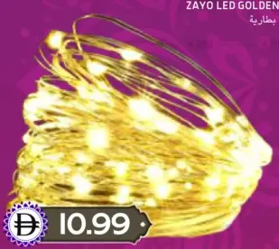 Zayo حبل إضاءة LED خرافية أبيض دافئ