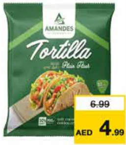 Amandes تورتيلا دقيق أمانديس