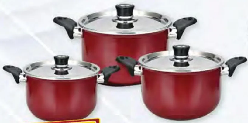 طقم قدر طهي غير لاصق Rf12666