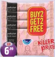 Fine All Purpose Fresh Wipes