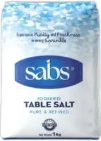 Sabs ملح المائدة باليود / ناعم بايارا
