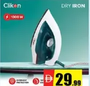Clikon Dry Iron CK4133, 1200W