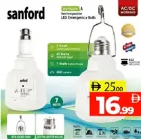 sanford Rechargeable Led Emergency Bulb
