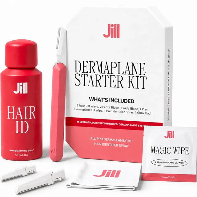 jill Pro Dermaplaning Kit for Women with Hair Identifier SprayRazor