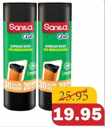 Sanita Club Garbage bags 30 G/50 G/55 g