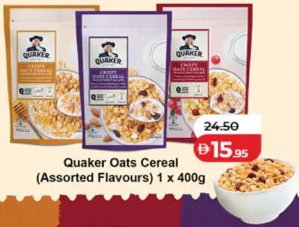 Quaker Oats Cereal Assorted