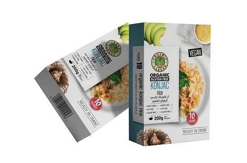 Organic Larder أرز كونجاك، خال من الغلوتين، نباتي