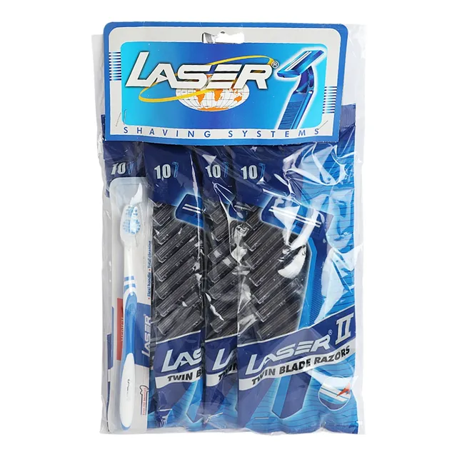 Laser Disposable Razor, 10 Pcs