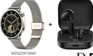 Xiaomi ساعة S4 + سماعات Buds 6 Active M2502W1Bnd