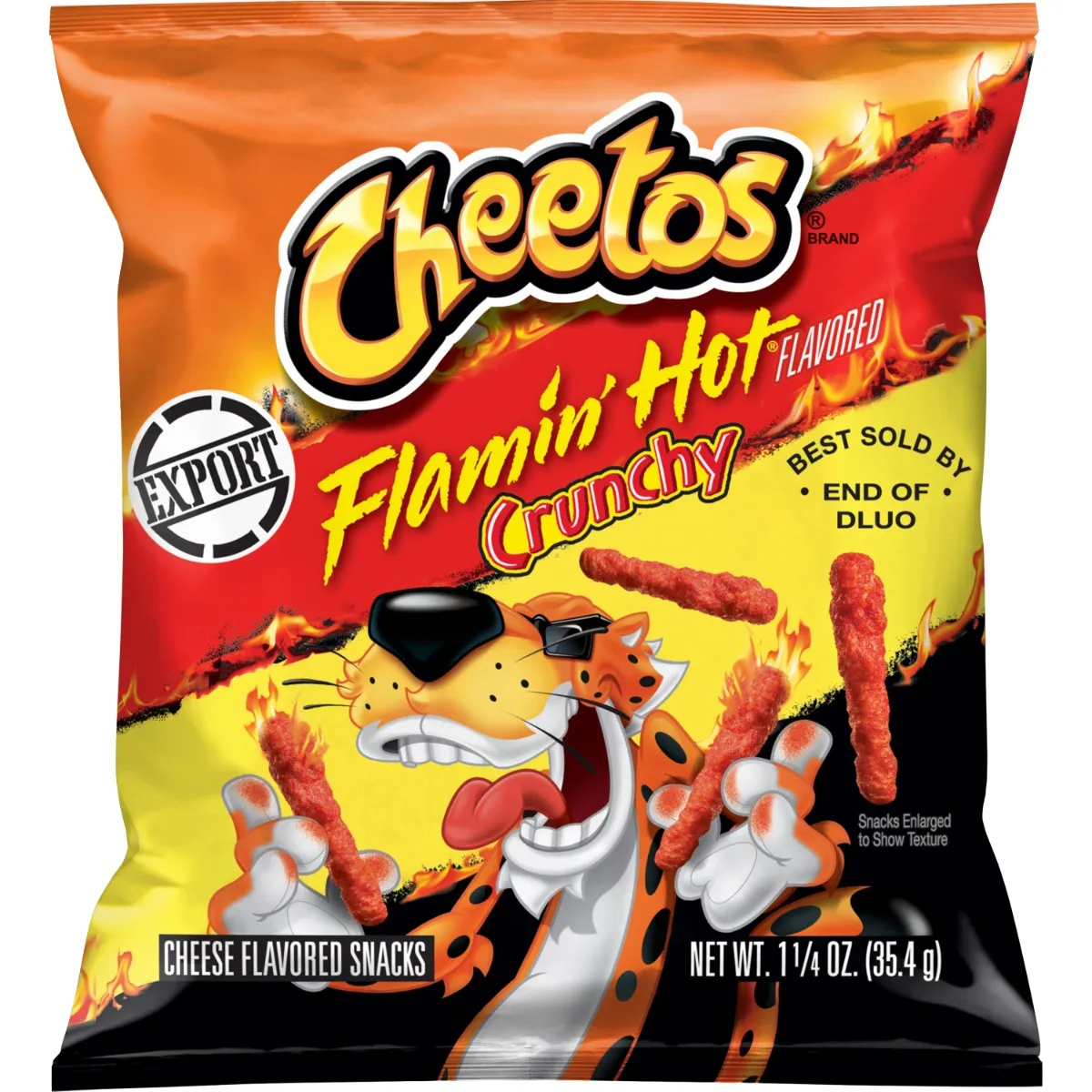 Fritolay كرانش Cheetos بنكهة Flamin Hot