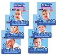 Alokozay حفاضات أطفال، تشكيلة متنوعة