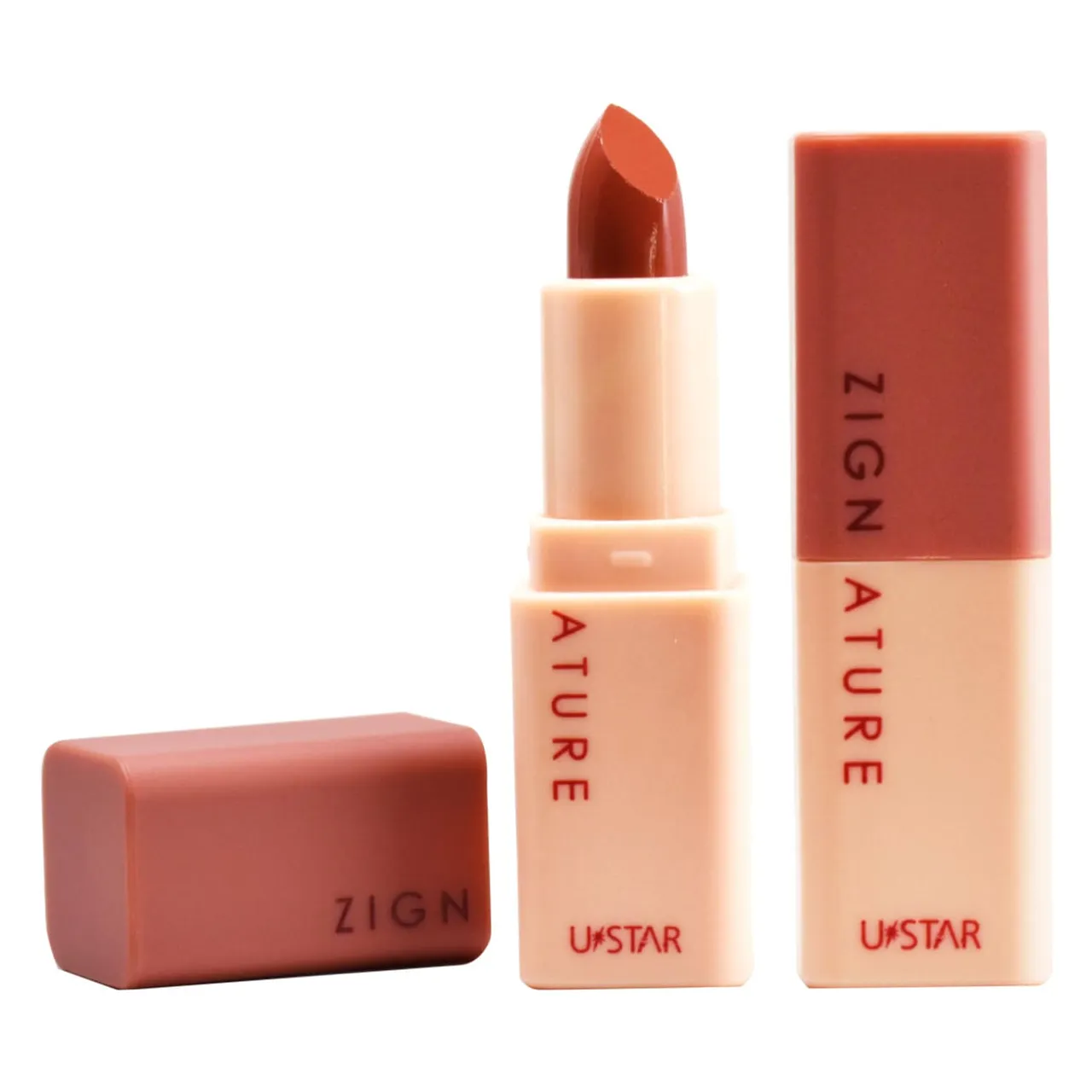 Ustar ملمع شفاه ديو ماكس كفر Zignature، 2 pcs