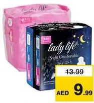 Lady Life Night Comf/Wings Pads
