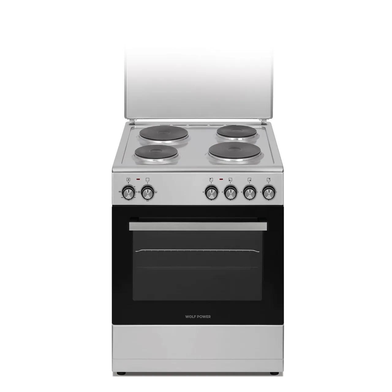Wolf Power طباخ بصفائح تسخين WGC6060HERMF مقاس 60X60 مع 4 صفائح تسخين