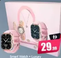 Smart Watch + Luxury Watch Combo