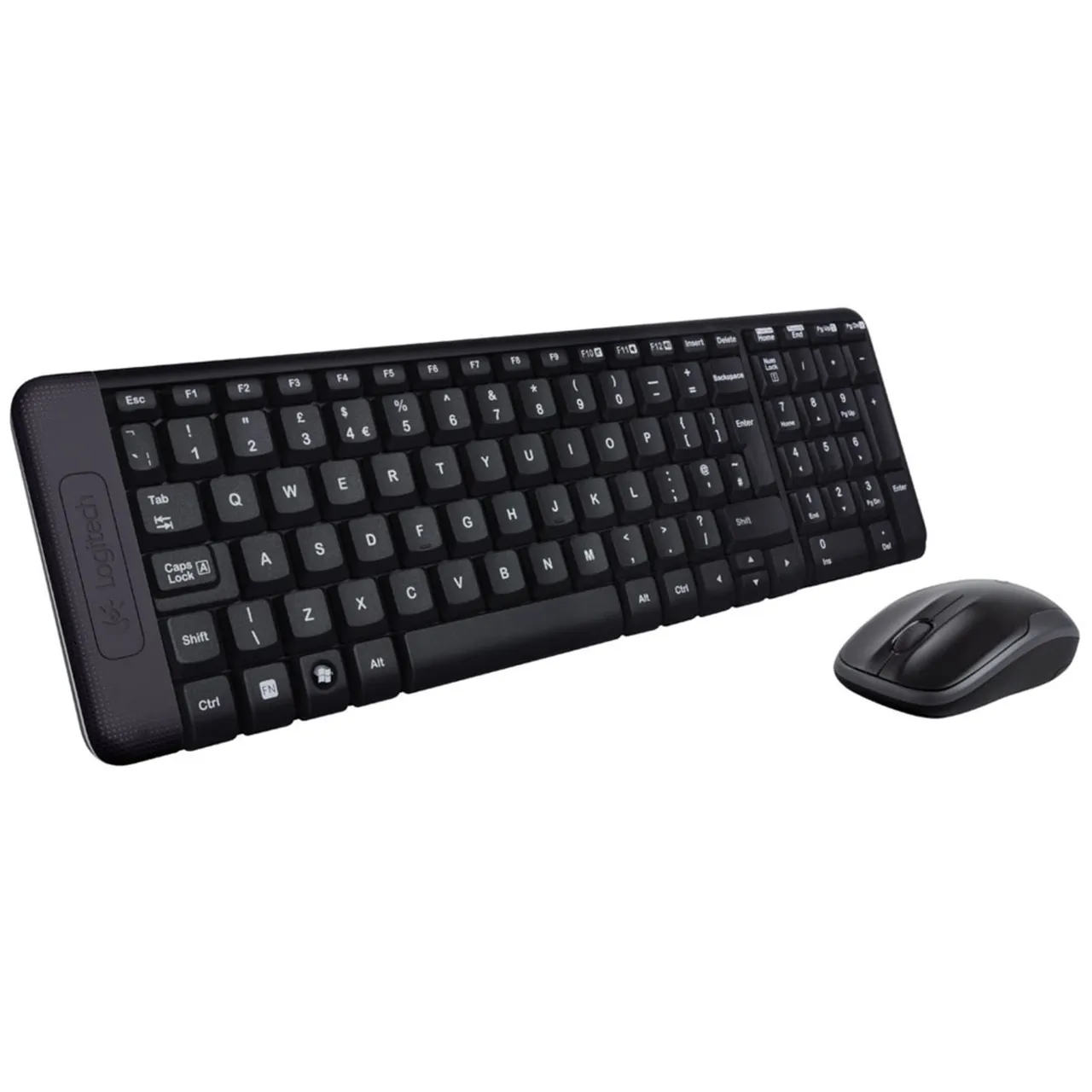 Logitech لوحة مفاتيح لاسلكية MK220 + ماوس
