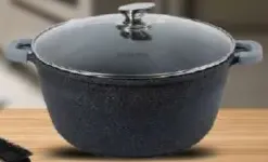 Homeway Marble Casserole With Lid