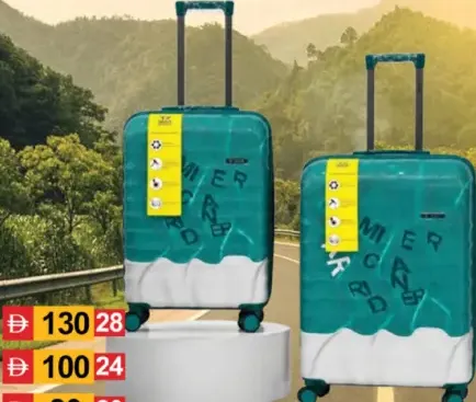 Wafa Printed Trolley Bag