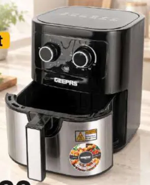 Geepas Air Fryer GAF37541, 1600 W