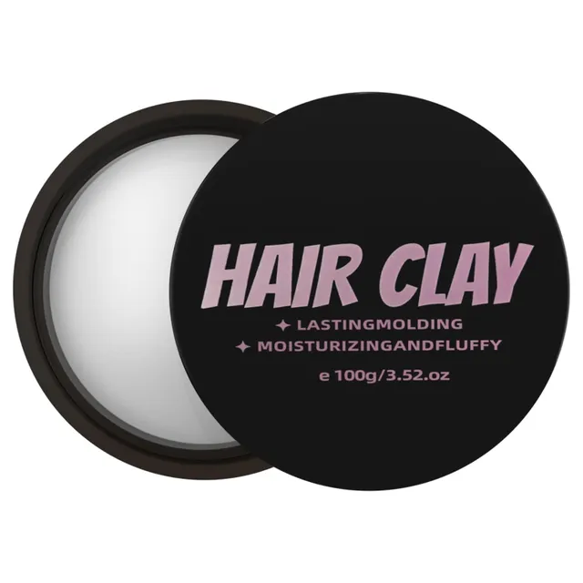 Mlivrom Men’s Hair Clay Matte Pomade, Super Hold Long Lasting Style, Shine And Moisturising, Matte Finish Pomade for All Hair Types
