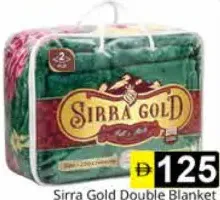 Sirra Gold Double Blanket 2Ply