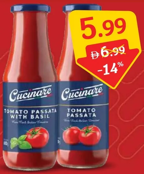 Cucinare Tomato Passata / With Basil