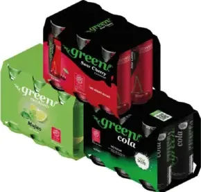 Green Cola موكتيل موهيتو / أصلي / كرز حامض