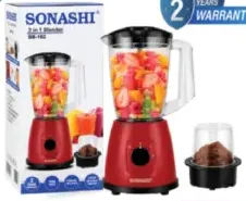 Sonashi 2 In 1 Blender 600W