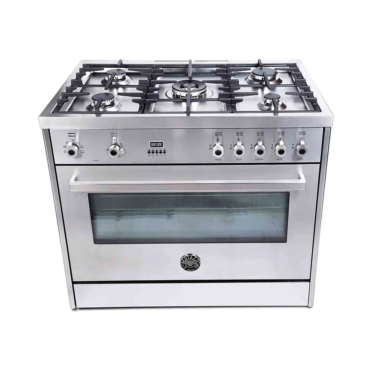 Bertazzoni طباخ كهربائي PRO905MFELXC، فضي/أسود