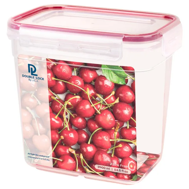 JCJ Double Lock Food Container, 1338