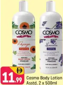 Cosmo Body Lotion Assorted