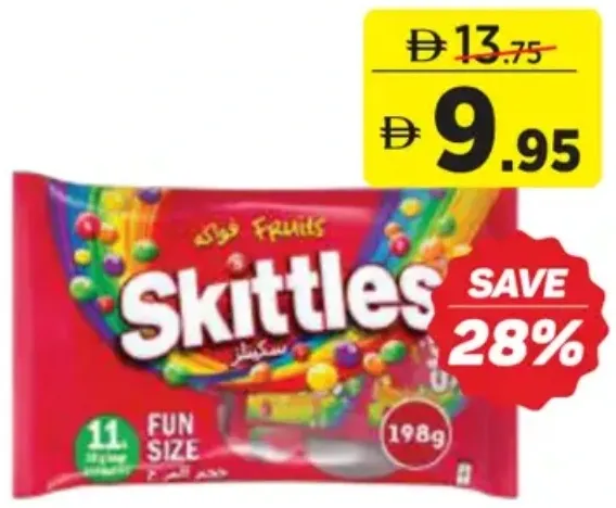 Skittles Candy Original Fun Size