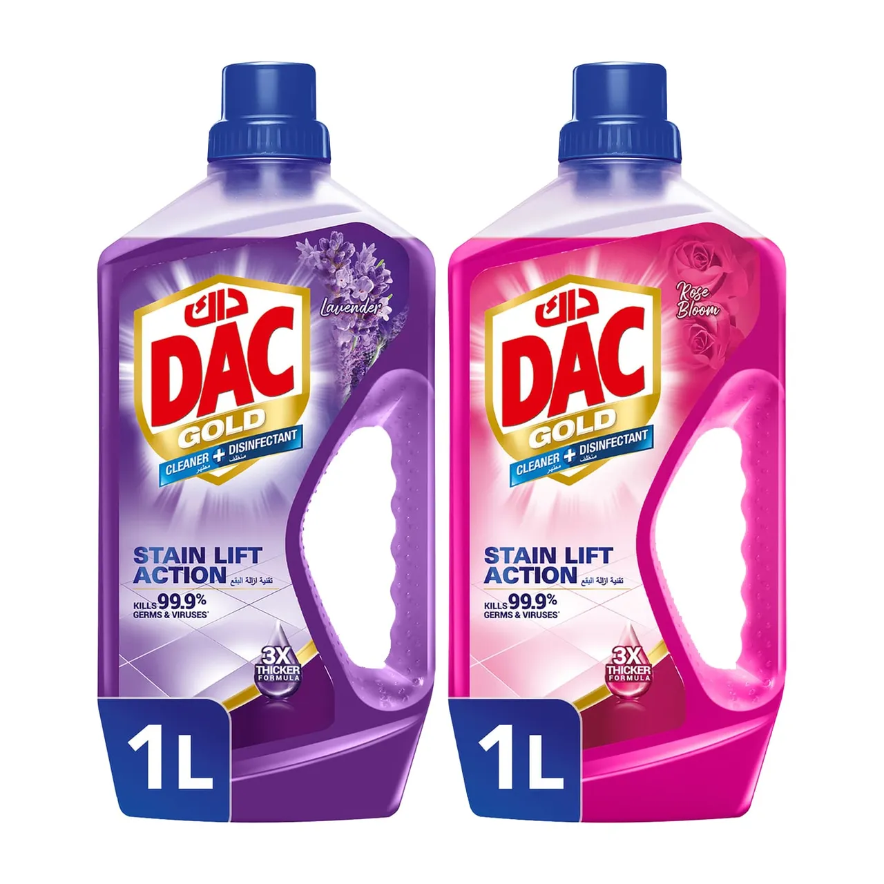 Dac مطهر Gold برائحة الورد واللافندر Rose Bloom + Lavender