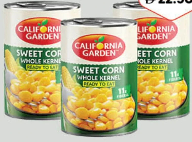 California Garden ذرة حلوة في محلول حدائق كاليفورنيا