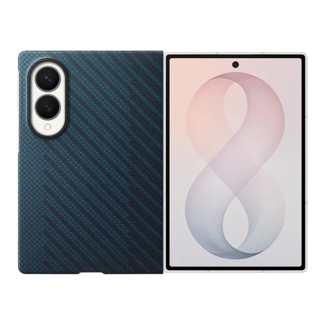 Samsung Galaxy Z Fold8 Carbon Magnet Case, Blue, EF-KF971SNEGWW