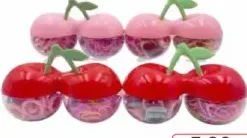 طقم إكسسوارات شعر بالكرز