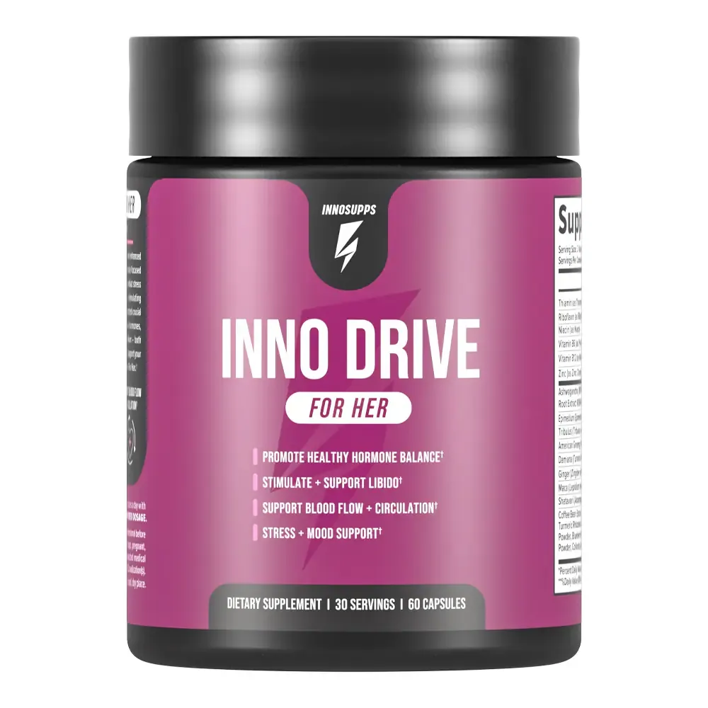 innosupps مكمل Inno Drive للنساء - بدون نكهة - 60 كبسولة