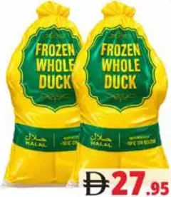 Frozen Whole Duck