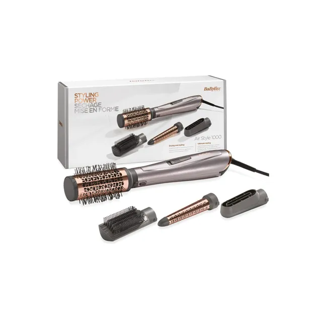 Babyliss Hair Styler, Adjustable 2 Heats + Cool Setting, Grey, BABAS136SDE