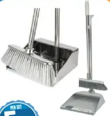 Cleaning Brush With Dustpan