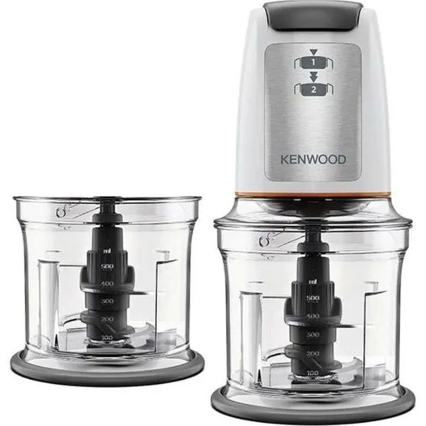 Kenwood Chopper With Extra Bowl, One push control, White, CHP61.200WH