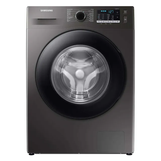 Samsung Front Load Washer, Silver, WW80TA046AX