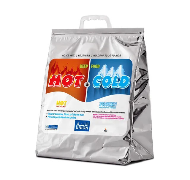 Union Hot & Cold Insulated Thermal Bag - Reusable Grocery & Food Delivery Bag