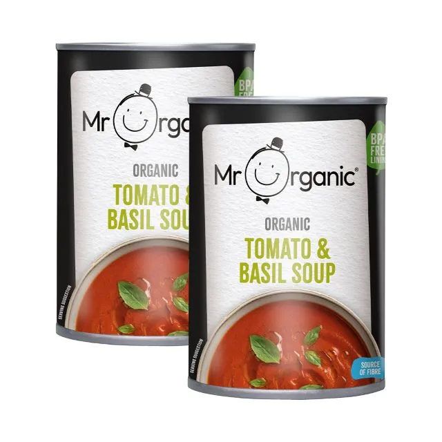 Mr Organic شوربة الدجاج بالشعيرية كنور