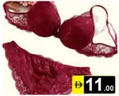 Ladies Foam Bra Panty Set